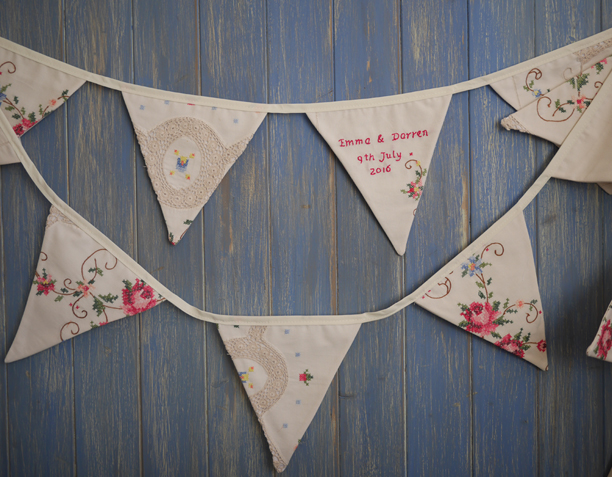 Bunting Boutique Latest News And Creations From The Embroidered Wedding Bunting
